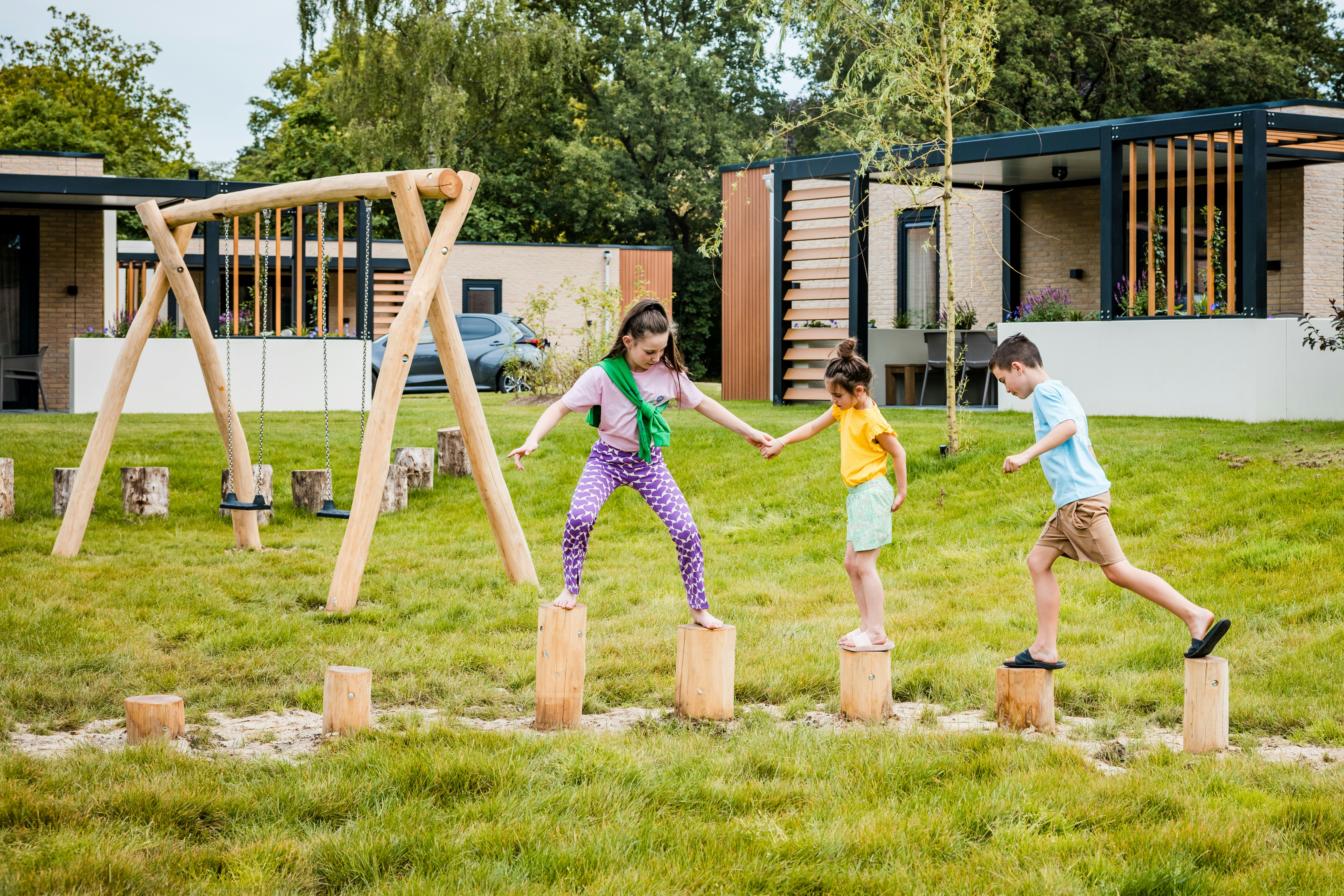 Beloofde Land  Christelijke camping 't Beloofde Land  - Kinderspielplatz auf dem Campingplatz