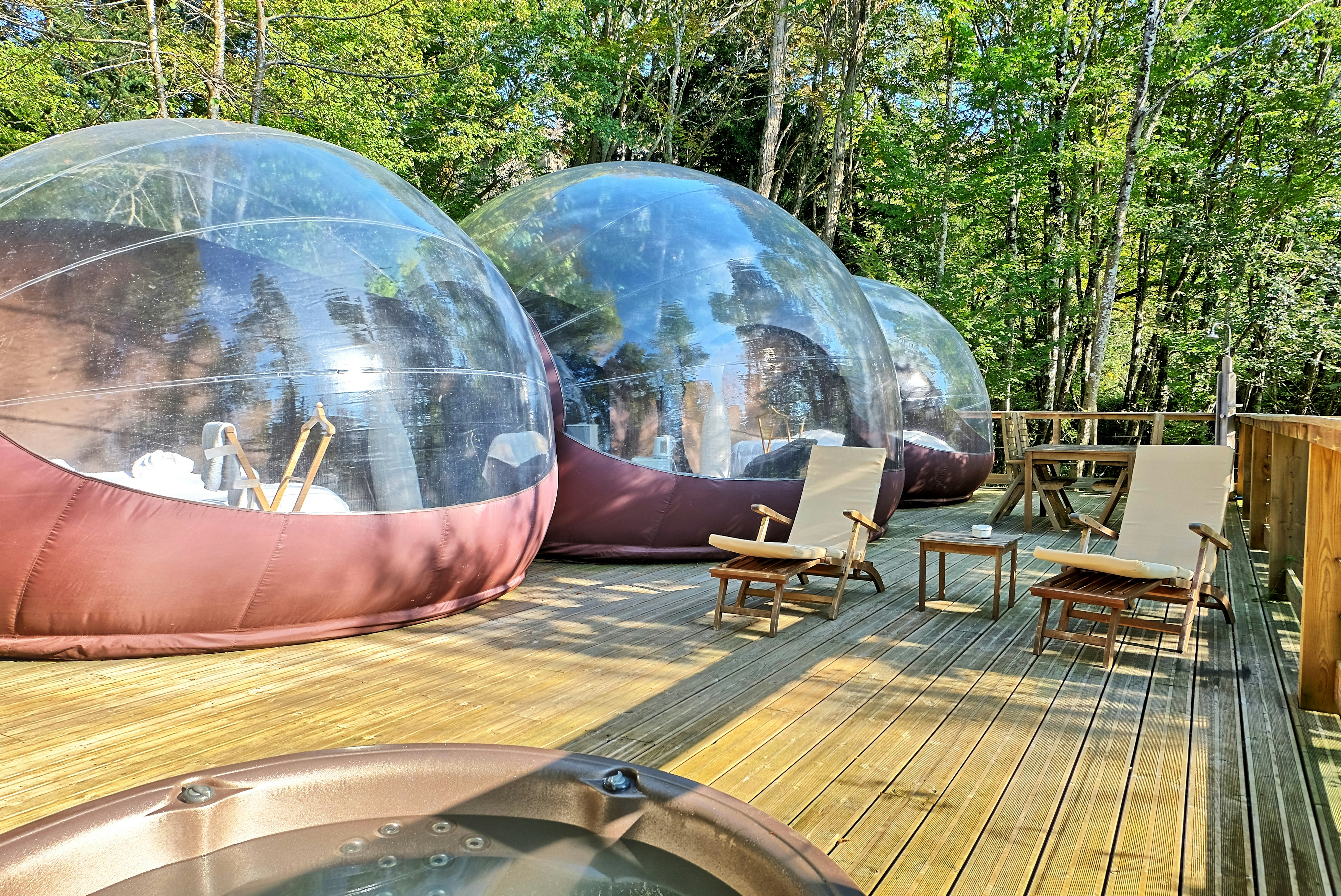 Chrysalide Saint Martin - Mobilheim-Pods auf dem Campingplatz