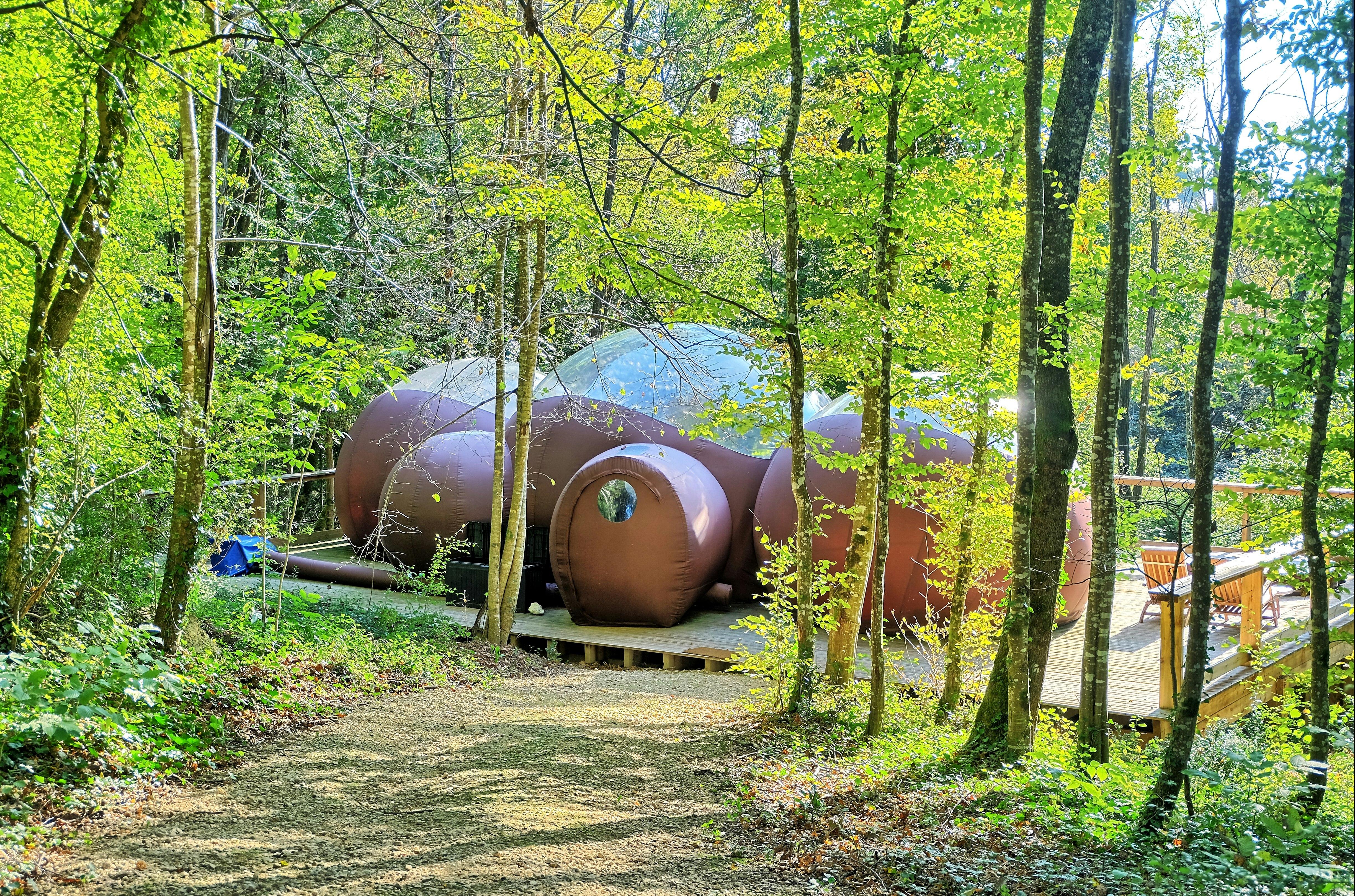 Chrysalide Saint Martin - Mobilheim-Pods auf dem Campingplatz
