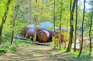 Chrysalide Saint Martin - Mobilheim-Pods auf dem Campingplatz