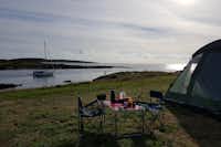 Clifden Eco Beach Camping & Caravanning Park  -  Zeltplatz vom Campingplatz am Ufer des Atlantischen Ozeans