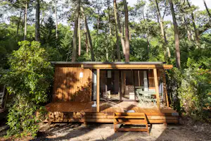 Huttopia Arcachon - Mobilheim mit Terrasse auf dem Campingplatz