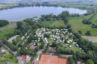 Comfort Camping Seeburger See  - Luftaufnahme des Campingplatzes