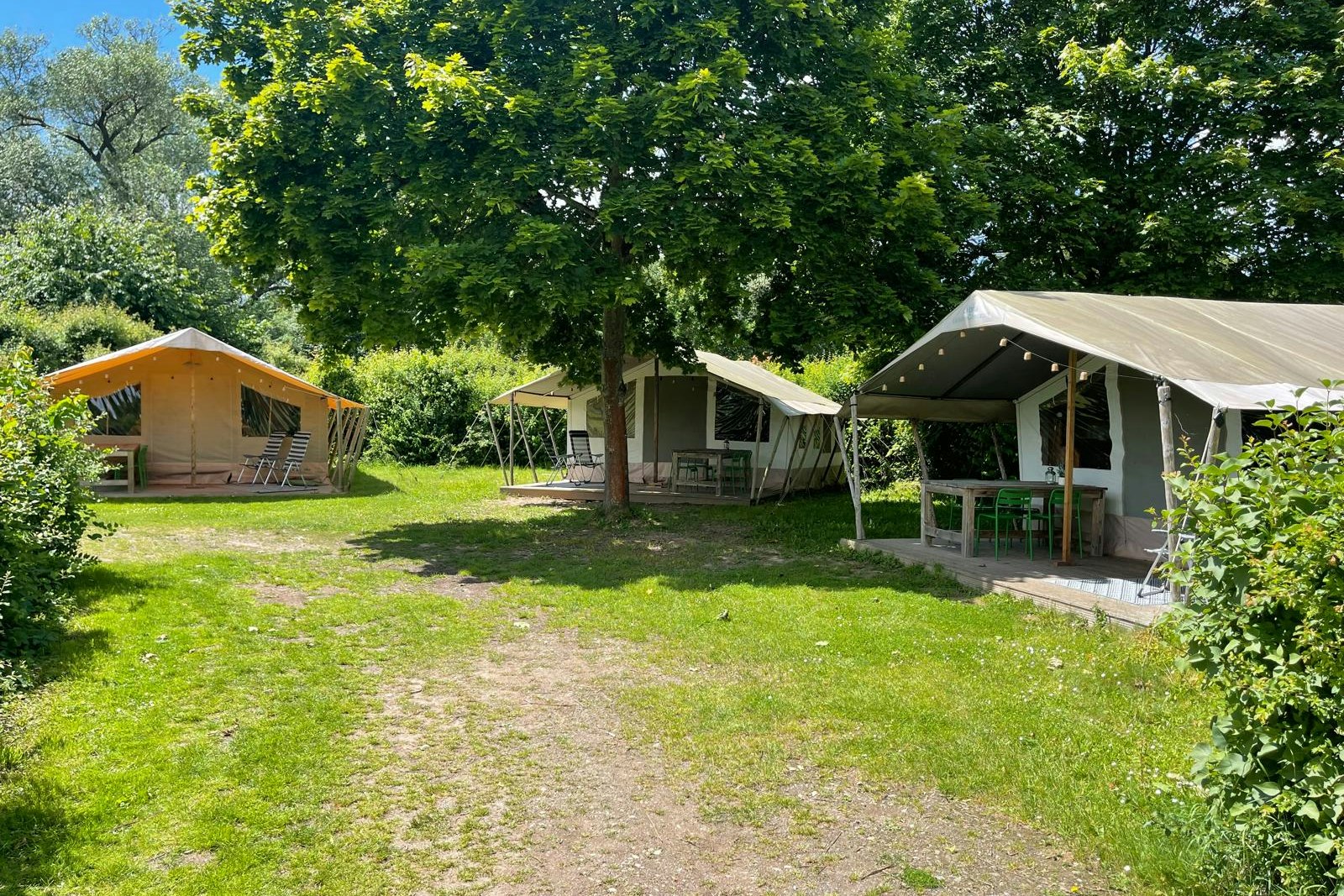 Comfort Camping Seeburger See - Glamping-Zelte auf dem Campingplatz