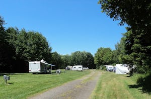 Country-Camping Schinderhannes - Campingbereich für Zelte und Wohnwagen im Schatten der Bäume