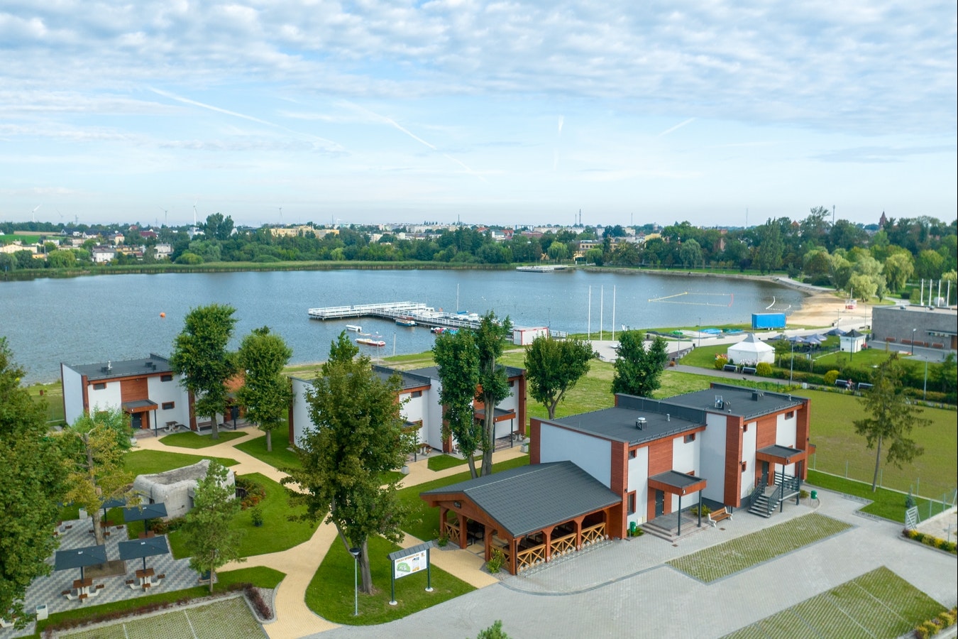 Czapla Camping  - Luftaufnahme des Campingplatzes