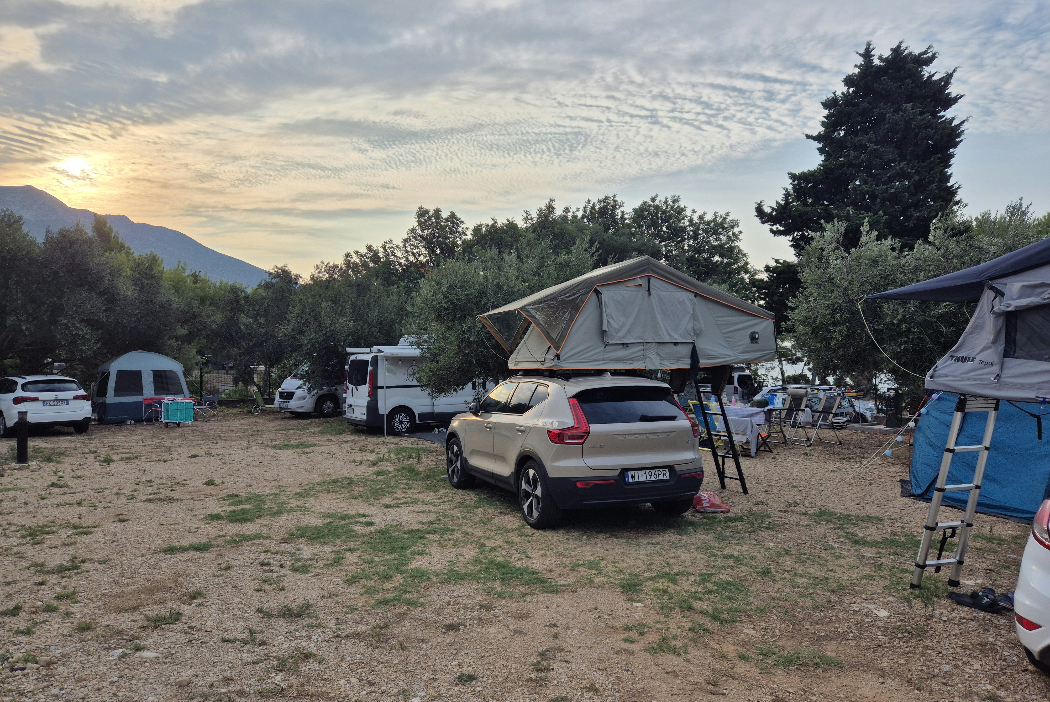 Dalmata Camping - Standplätze auf dem Campingplatz
