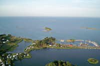 Dalskärs Camping  - Luftaufnahme vom Campingplatz an der Ostsee*