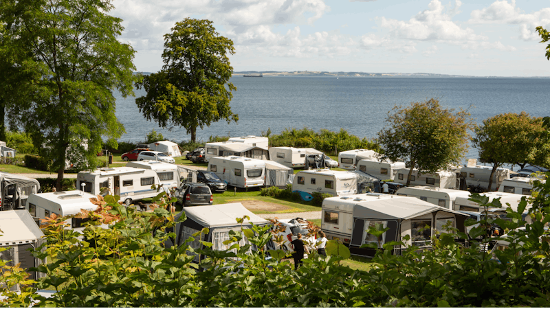 DCU-Camping Aarhus – Blommehaven  DCU-Camping Blommehaven - Blick auf die Stellplätze