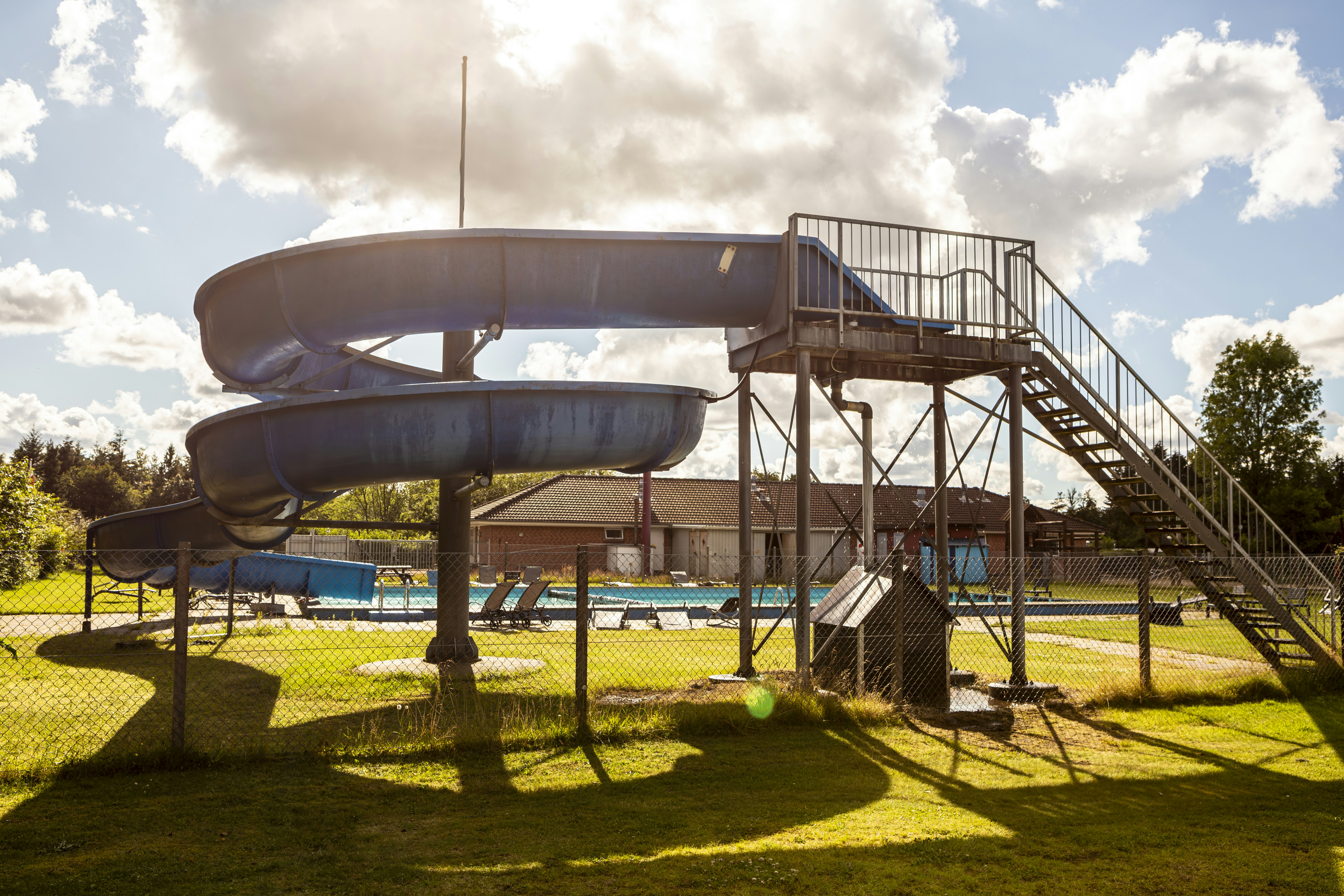 DCU Camping Silkeborg - Hesselhus - Wasserrutsche auf dem Campingplatz