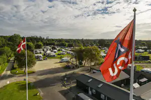 DCU-Camping Hornbæk - Luftaufnahme des Campingplatzes