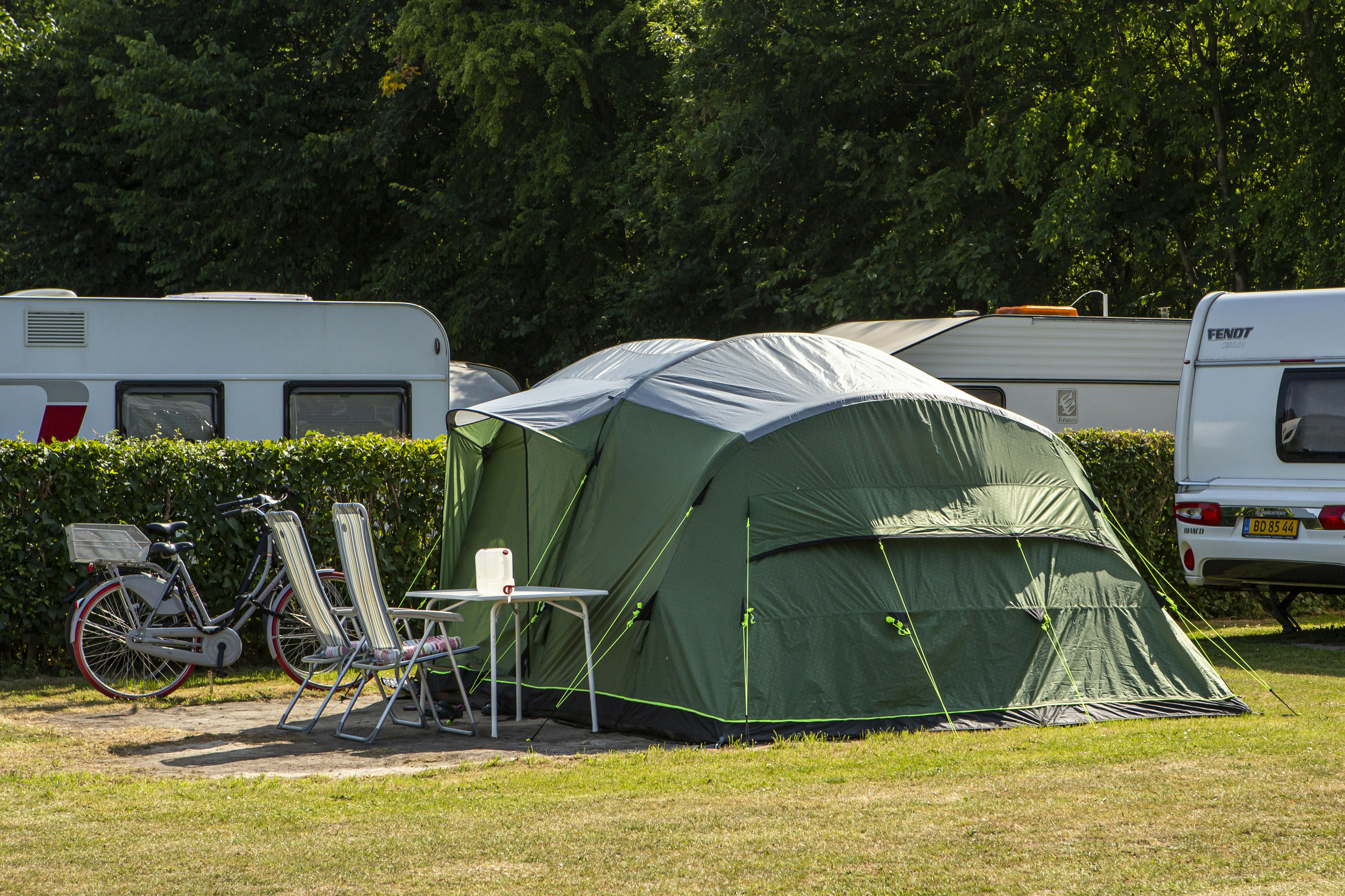 DCU-Camping Odense - Zeltplatz auf dem Campingplatz