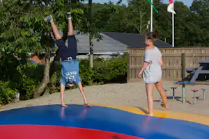 DCU-Camping Viborg - Hüpfburgen für Kinder auf dem Campingplatz