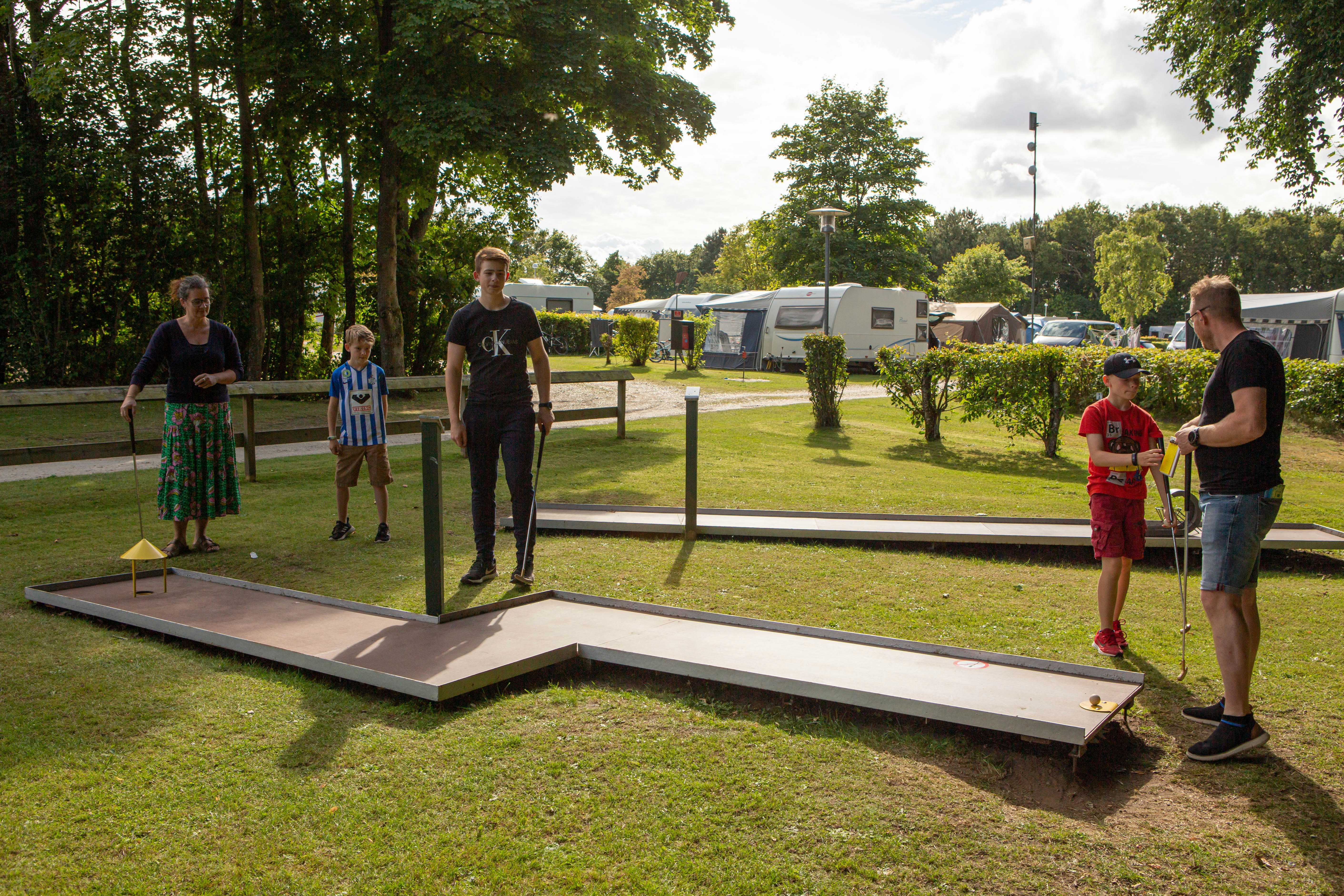 DCU-Camping Viborg - Minigolfanlage auf dem Campingplatz
