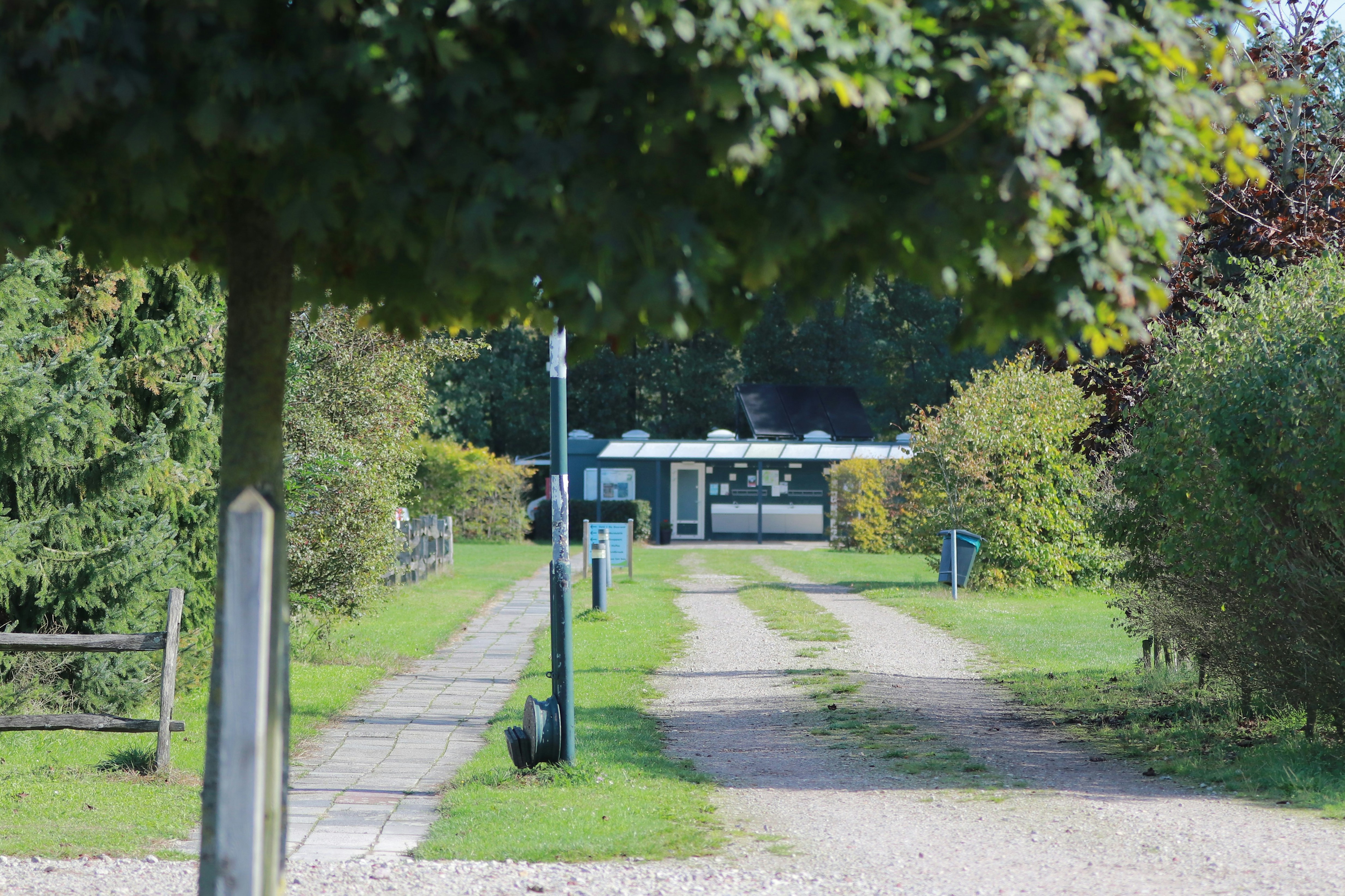 De Heidebloem Recreatie - Eingang des Campingplatzes