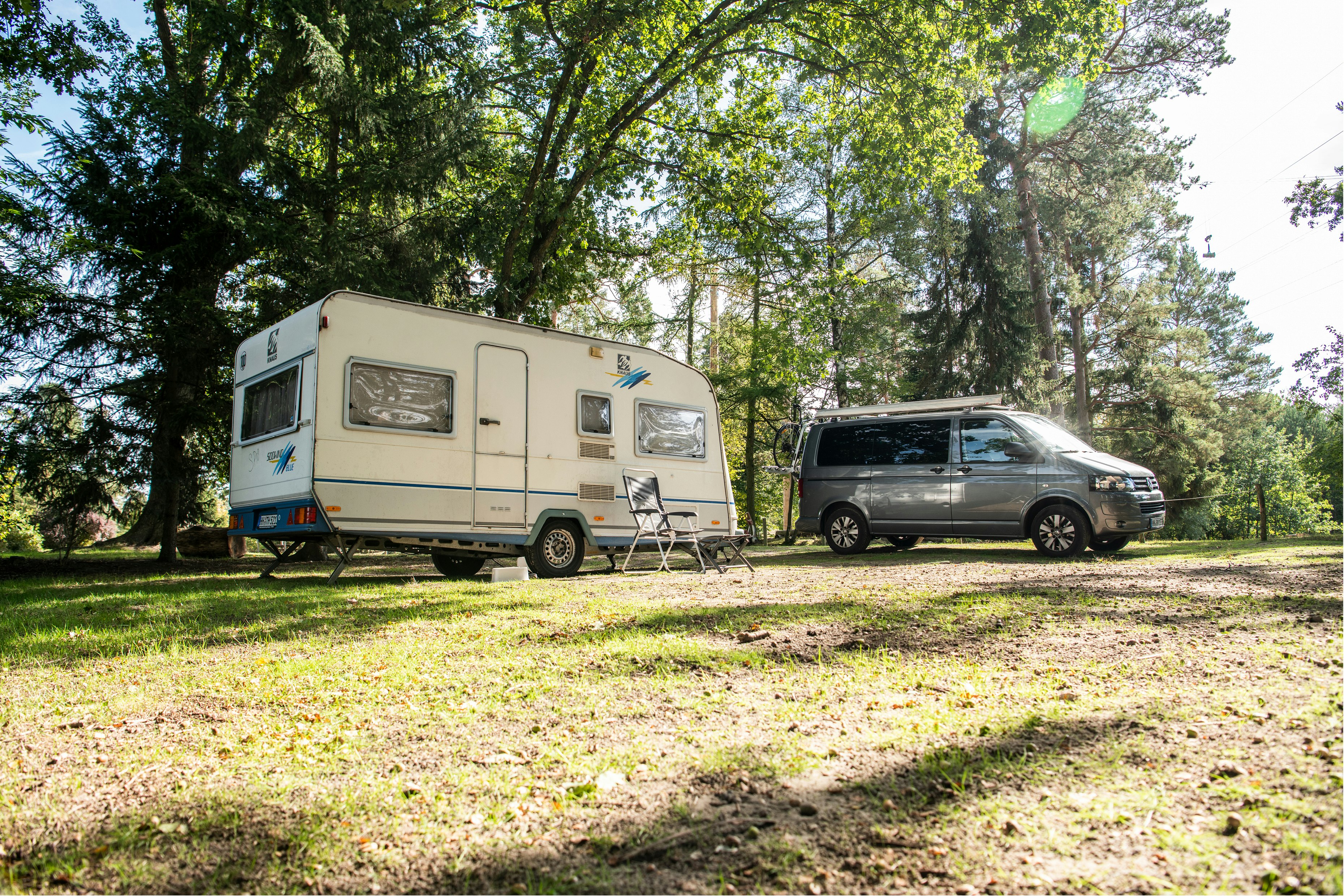 DieOutdoorSchmiede - Standplätze auf dem Campingplatz