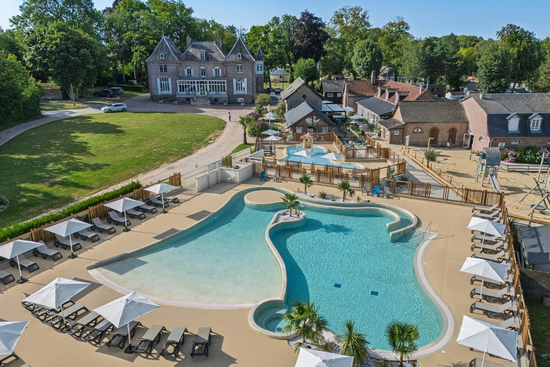 Domaine de Drancourt - Wasserpark auf dem Campingplatz