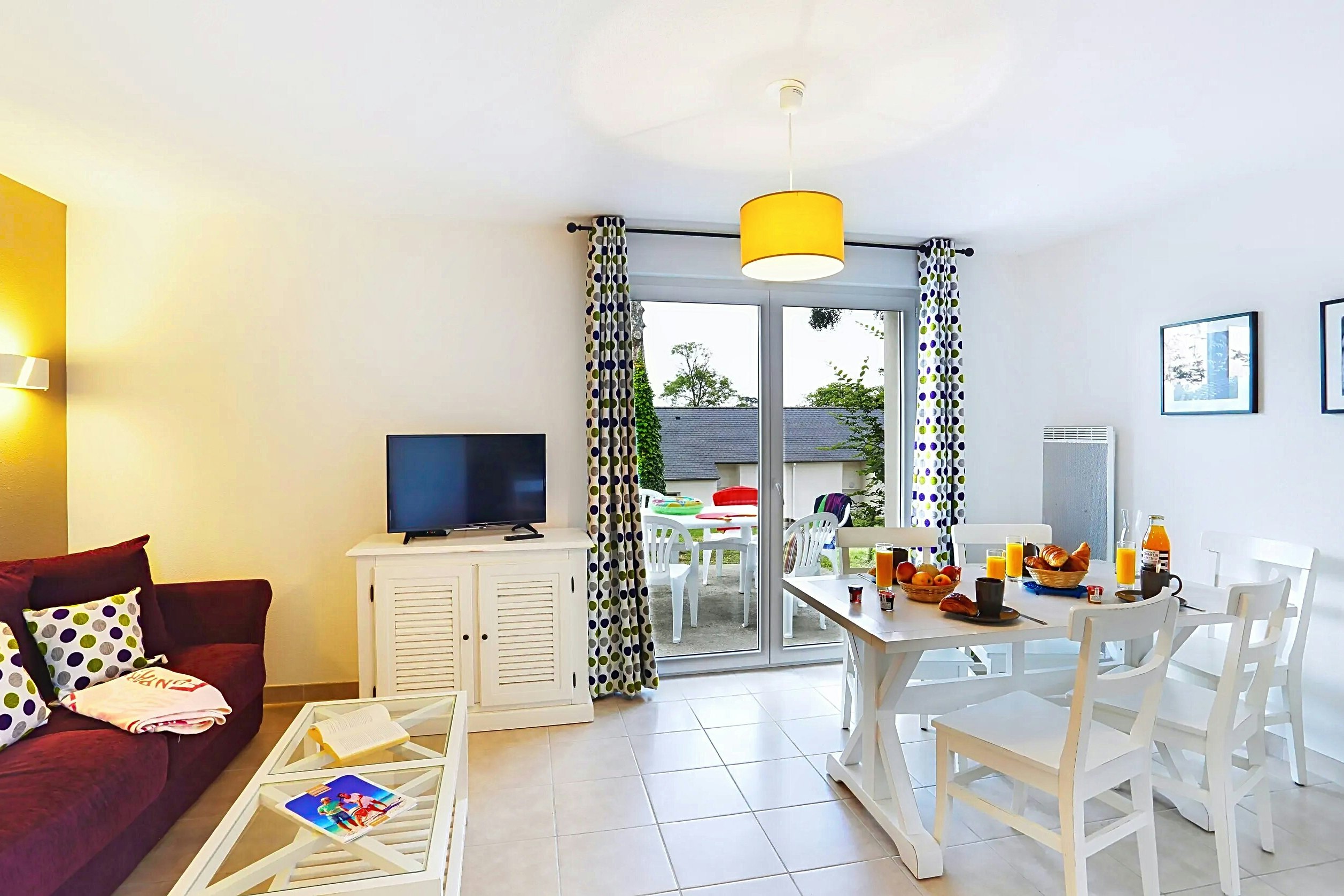 Domaine de la Baie  - Innenansicht eines Mobilheims