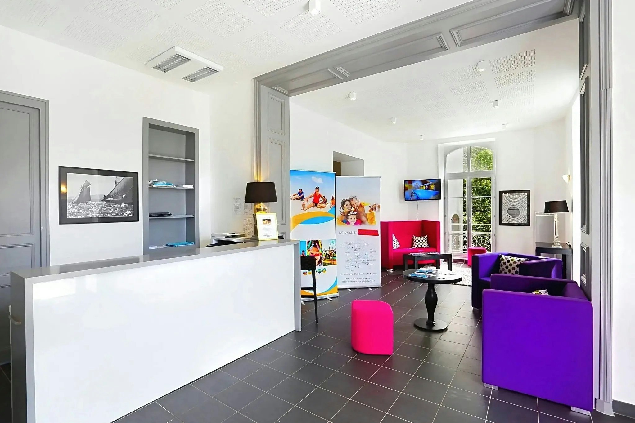 Domaine de la Baie - Rezeption des Campingplatzes