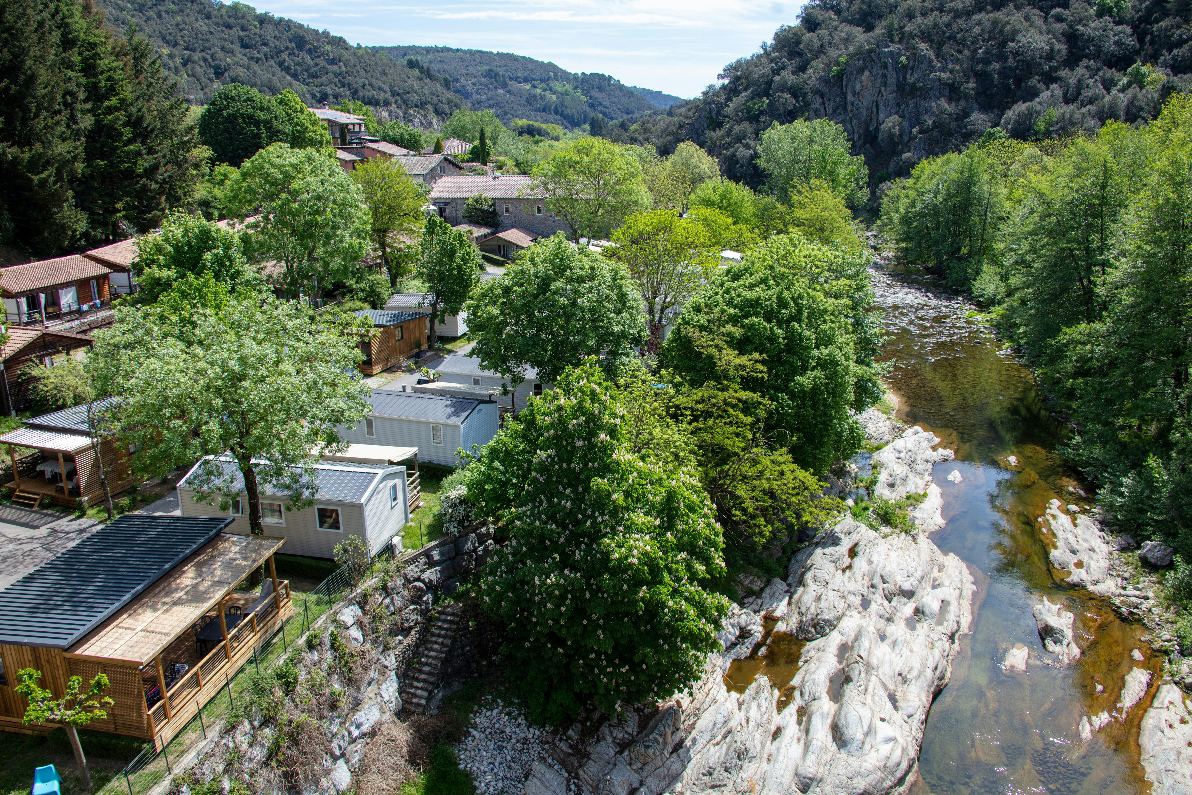 Domaine de la Plage  - Luftaufnahme des Campingplatzes