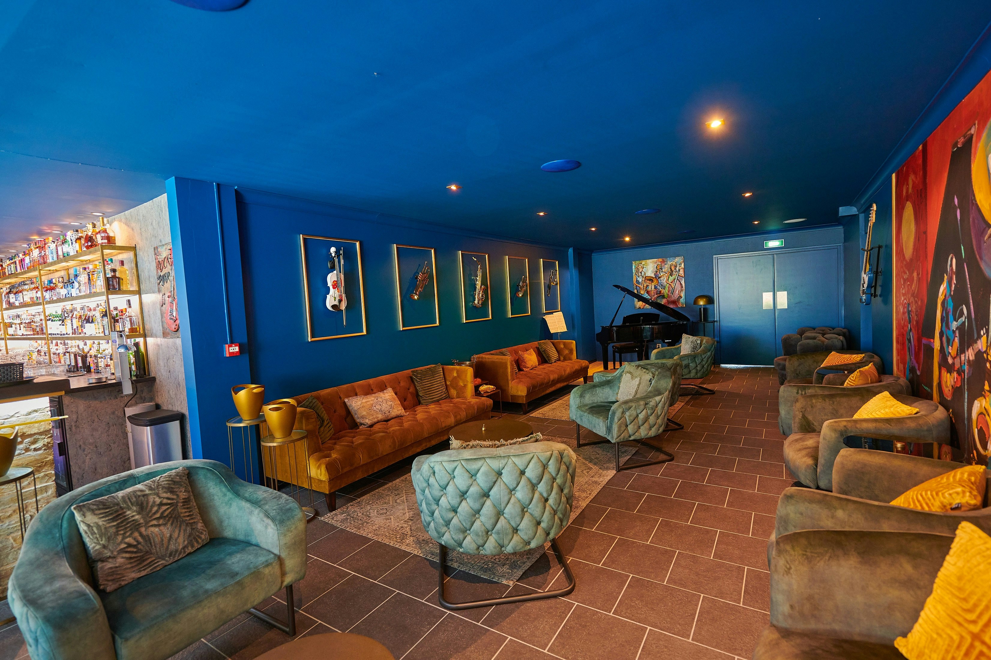 Domaine de Lanzac - Lounge an der Bar des Campingplatzes