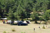 Domaine de Pradines - Zeltplätze im Grünen auf dem Campingplatz