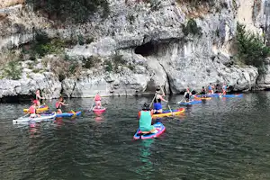 Domaine des Blachas - Entdeckung des Paddelns auf dem Wasser, das an die Domaine des Blachass grenzt.