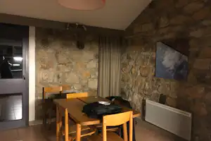 Domaine des Vans - Wohnbereich in einem Mobilheim