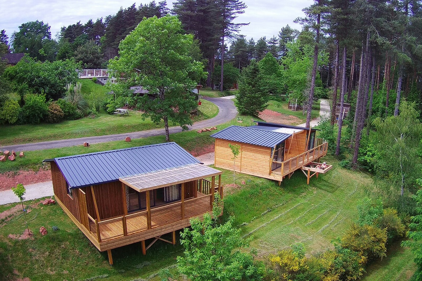 Domaine du Coq Rouge  - Mobilheime auf dem Campingplatz