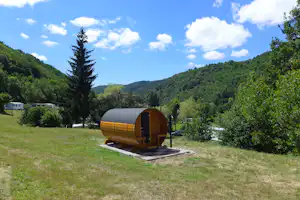 Domaine du Pra de Mars - Sauna auf dem Campingplatz