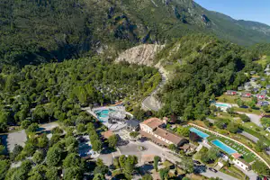 Domaine du Verdon - Campingplatz aus der Vogelperspektive