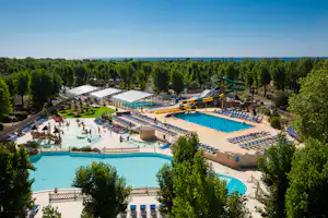 Domaine La Yole - Übersicht auf das gesamte Campingplatz Gelände