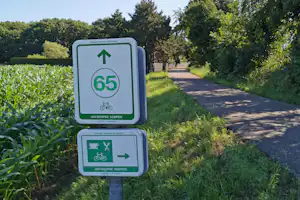 Domein de Schuur - Radwege in der Natur in der Umgebung des Campingplatzes