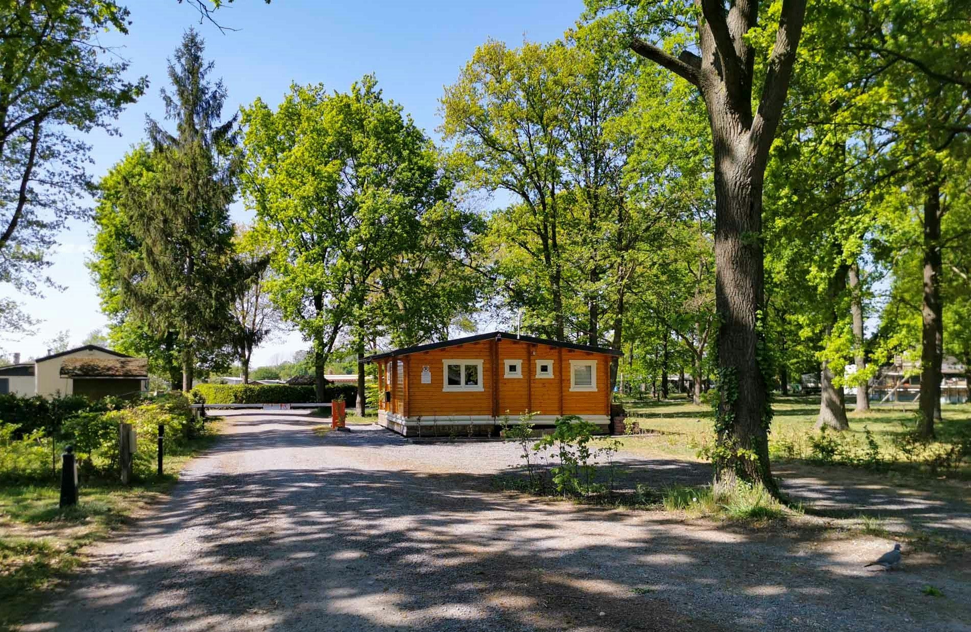 Domein de Schuur - Rezeption an der Einfahrt des Campingplatzes