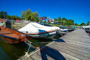 Donau Camping Krems - Bootsanlegestelle am Campingplatz