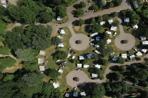 Donaupark Tulln - Übersicht auf das gesamte Campingplatz Gelände