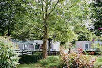 Donaupark Tulln -  Mobilheime mit Veranda auf dem Campingplatz