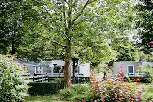 Donaupark Tulln - Mobilheime mit Veranda auf dem Campingplatz