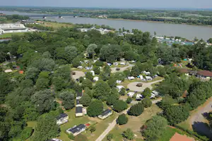 Donaupark Tulln - Campingplatz aus der Vogelperspektive
