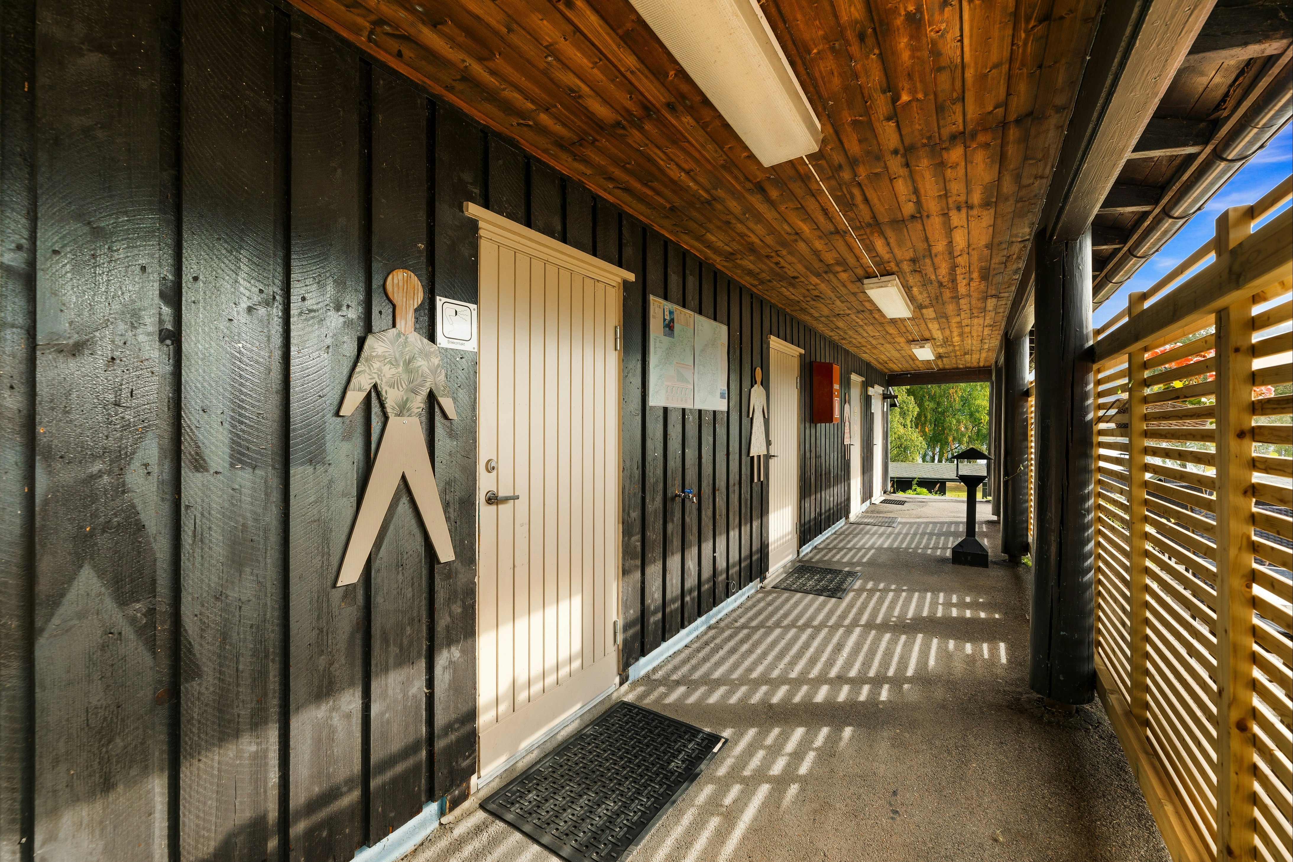 Drammen Camping - Sanitärgebäude auf dem Campingplatz