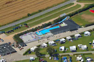 Drejby Strandcamping - Übersicht auf das gesamte Campingplatz Gelände
