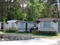Druskininkai Camping - Mobilheime auf dem Campingplatz