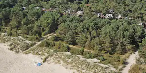 Dünencamp Karlshagen - Sandstrand auf dem campingplatz