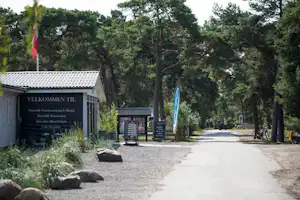 Dueodde Familiecamping & Hostel - Eingang des Campingplatzes