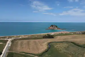 Camping Duguesclin - Luftaufnahme auf die Küste in der Umgebung des Campingplatzes