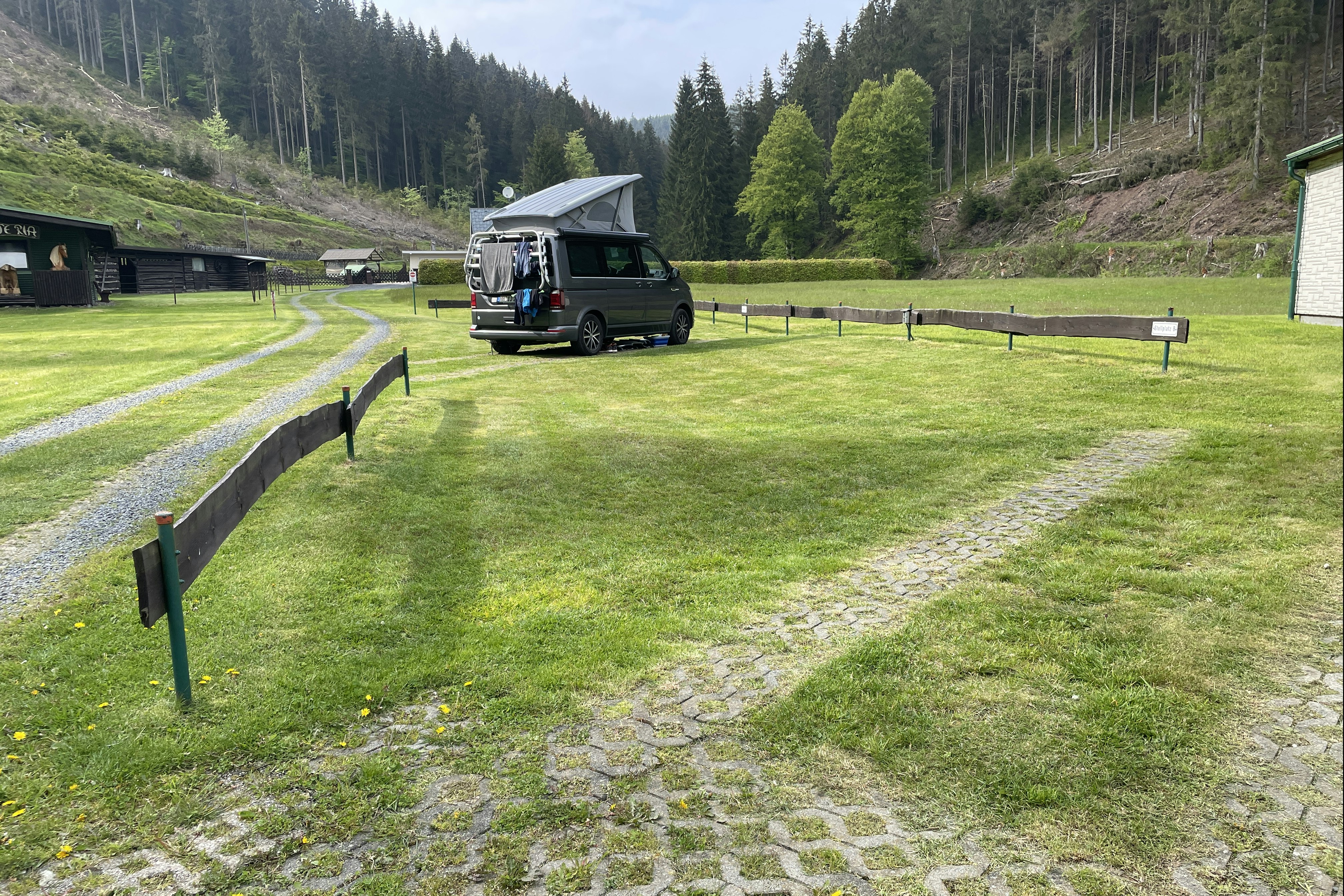 Ebermannsmühle  - Stellplätze auf dem Campingplatz