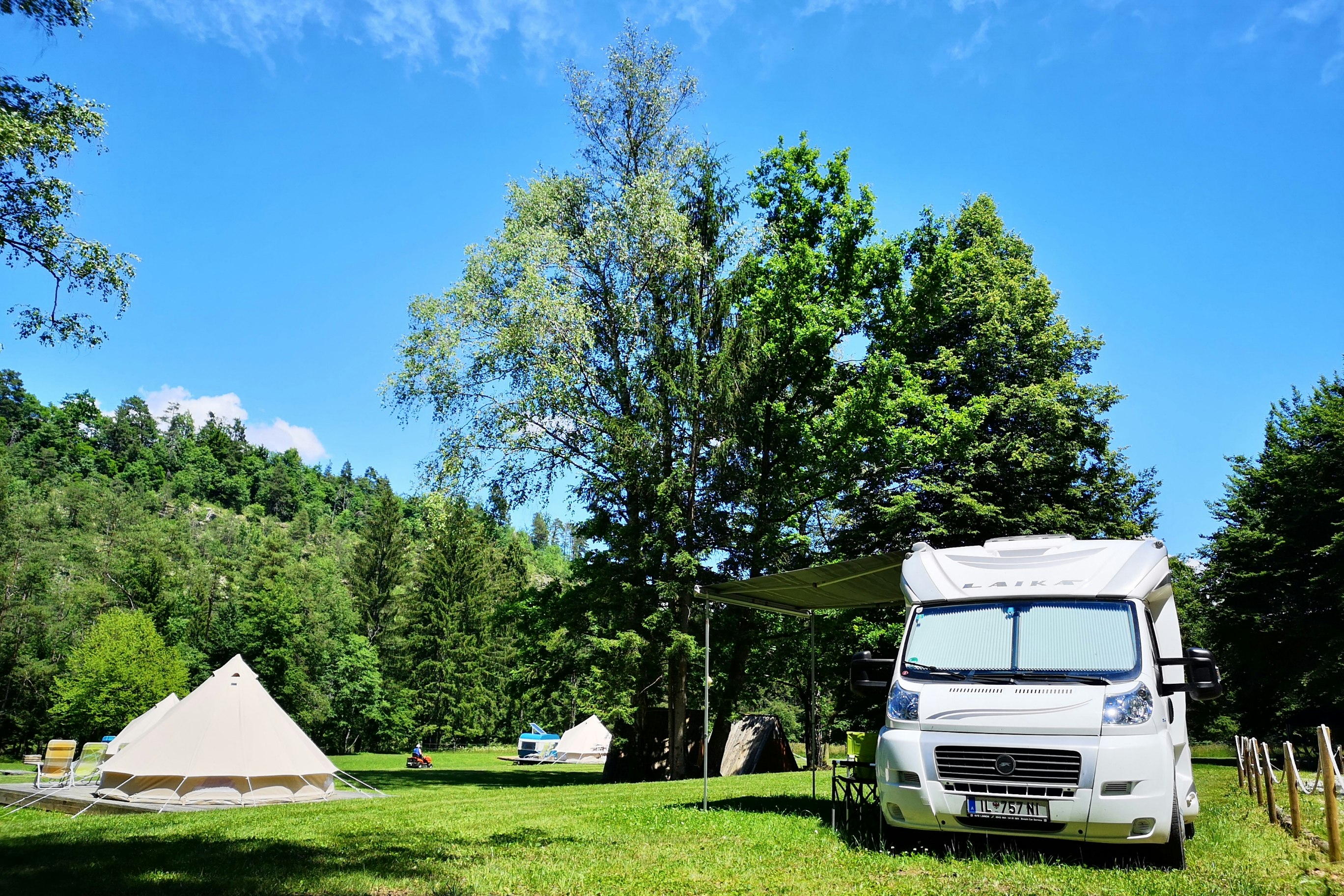 ECO River Camp - Standplätze auf dem Campingplatz