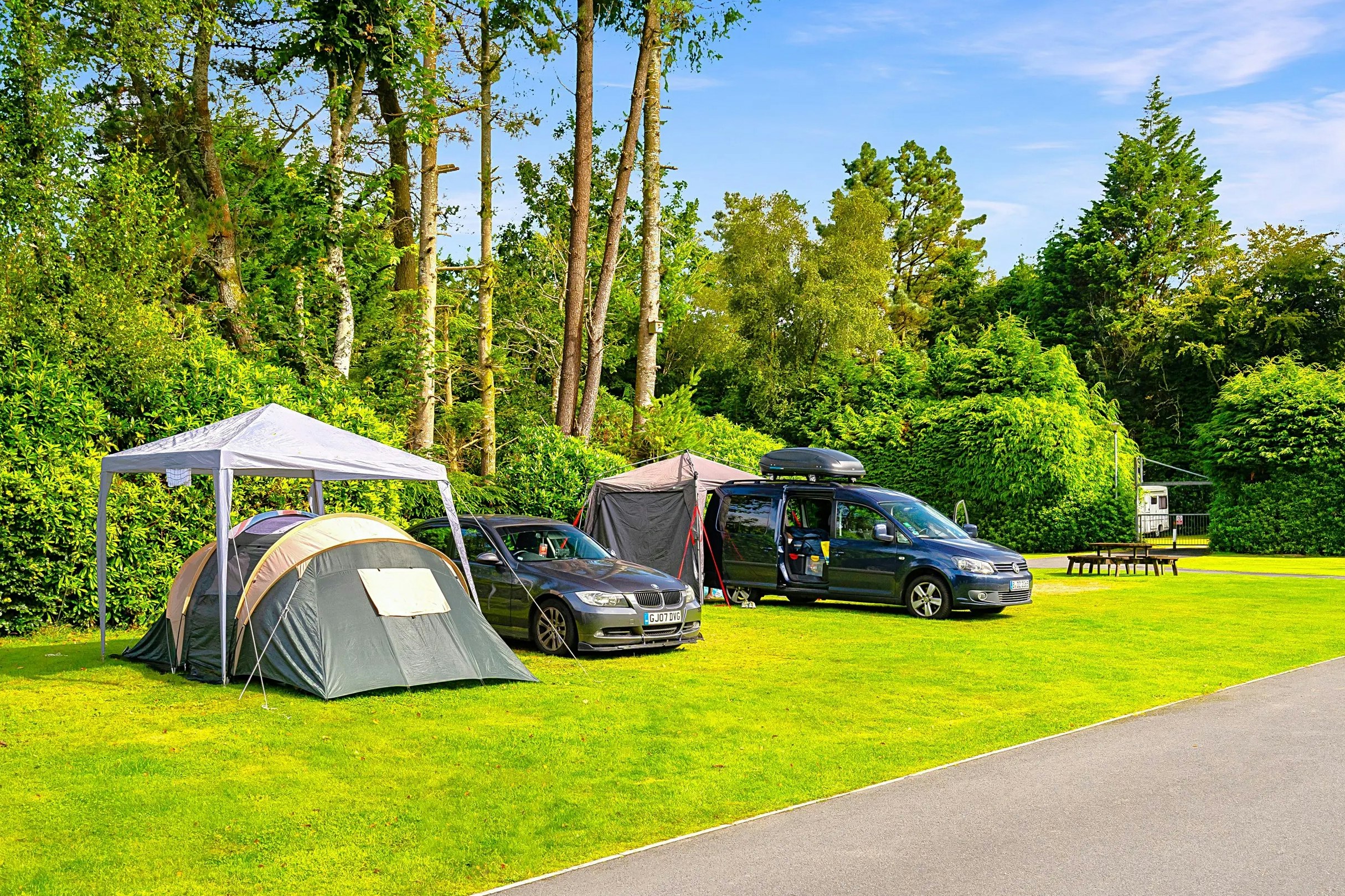 Eden Valley Holiday Park - Standplatzwiese auf dem Campingplatz