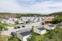 First Camp Edsvik-Grebbestad  Nordic Camping Edsviks - Blick auf den Campingplatz
