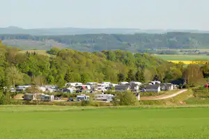 Eifel-Camp Freilinger See - Blick auf den Campingplatz in der Eifel